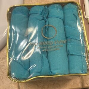 The Sleep Styler Women’s Teal Heat-Free Hair Rollers